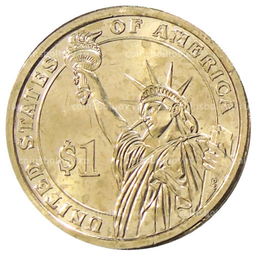 1 доллар 2012 года D США 23-й президент США Бенджамин Гаррисон