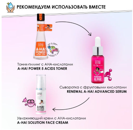 Professor SkinGOOD Увлажняющий крем с AHA-кислотами / A-HA! Solution Face Cream, 50 мл  фото 6