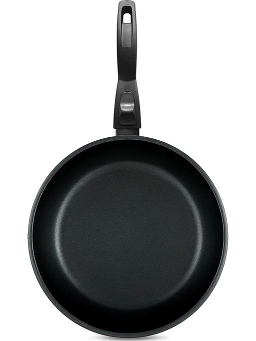 Сковорода литая Neva Black съемная ручка, 24 см - Нева металл посуда фото 3