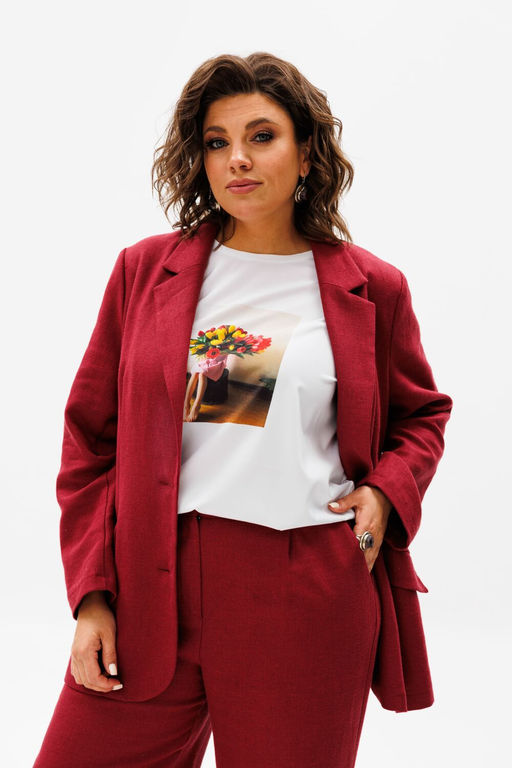 Жакет ANELLI 1539 перец чили - Andina city фото 3