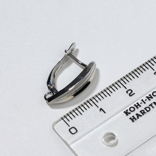 Швензы «Бумеранг», цвет серебро