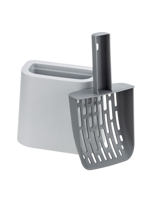 Совок для кошачьего туалета с подставкой, смоки