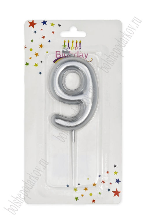 Свечи праздничные "9" (SF-7831) №86
