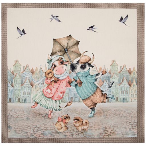 КОМПЛЕКТ САЛФЕТОК 2ШТ ПРОМЕНАД40Х40 СМ ,БЕЖЕВЫЙ, 100 - Lefard фото 4