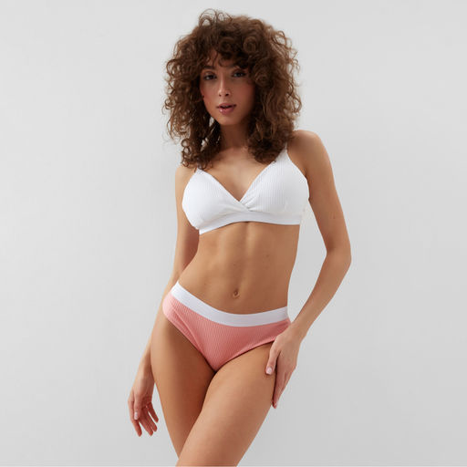 Трусы слипы MINAKU рубчик размер 40-42, цвет розовый