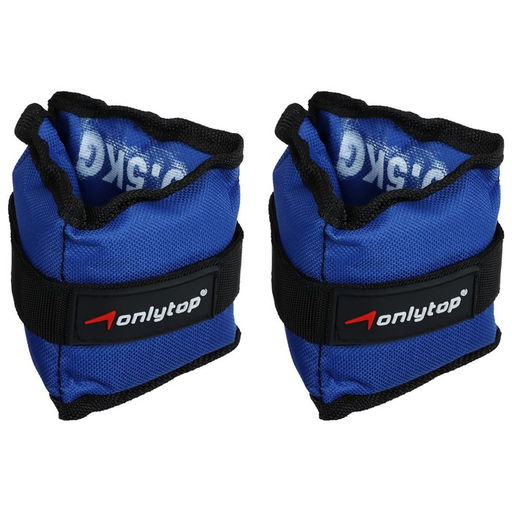 Утяжелители ONLYTOP, 2 шт. × 0.5 кг, цвет синий