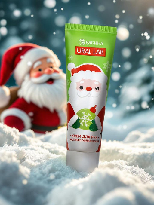 Цена за 4 шт. Крем для рук экспресс-увлажнение Милый Дед Мороз, 30 мл, URAL LAB фото 9