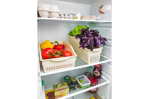 Контейнер хозяйственный 30,5*21*12,5 см Лофт слоновая кость на колесах широкий (модель - 622026) - Elan gallery фото 3