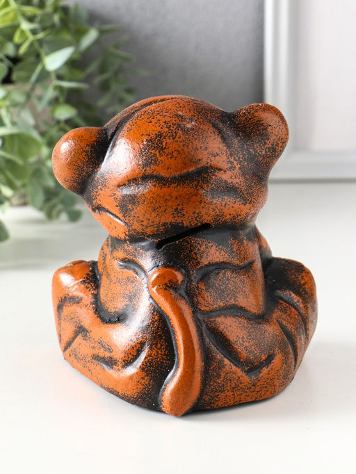 Копилка для денег Тигрёнок с сердцем, гипс, 14.5?13.5?13 см