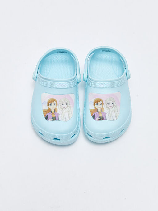 Frozen Lisansl? Patch Detayl? K?z ?ocuk Plaj Sandaleti - Waikiki фото 3
