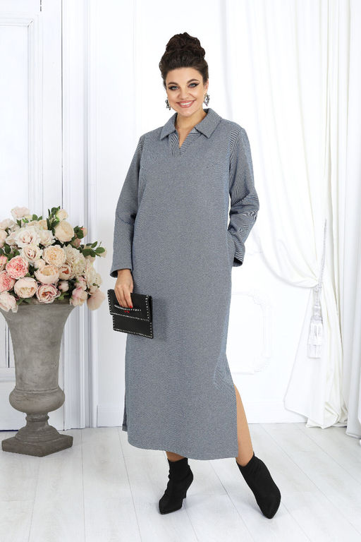 Платье Ninele 7431-Р темно-синий - Mira fashion фото 769