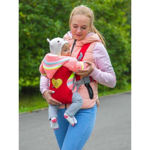 Рюкзак-кенгуру для малыша Моё сердечко, от 3 до 10 кг - Крошка я фото 6