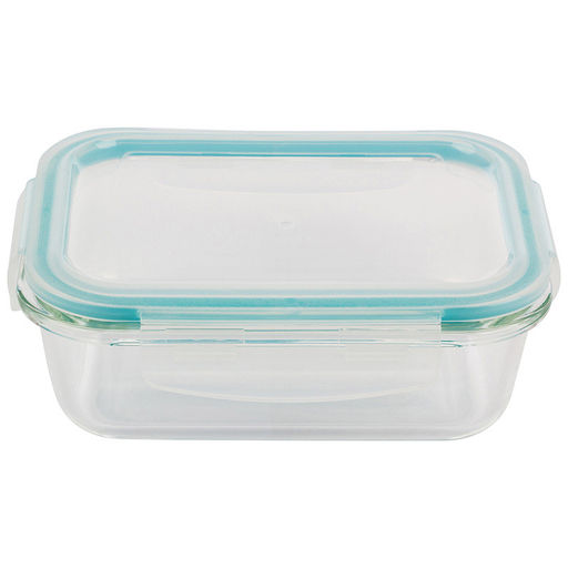 Контейнер 650 мл из жаропроч. стекла с крышкой из пластм. "Diafano", прямоуг. арт. 005471