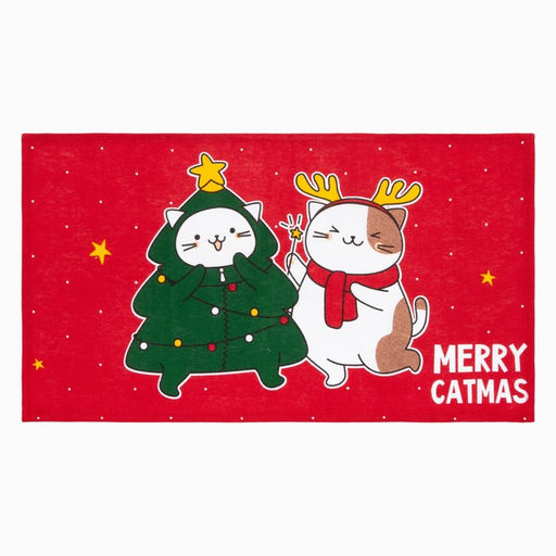 Набор кухонный полотенец Доляна Merry catmas, 35?60 см - 2 штуки, 100% хлопок, 160 г/м?