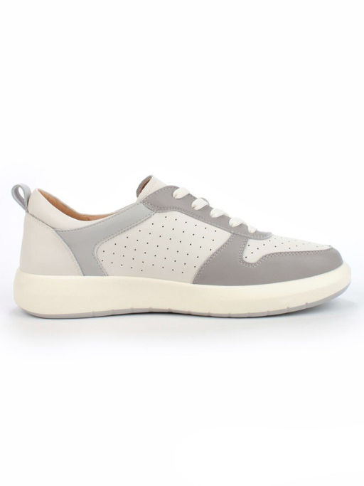 05-PDL252-2 BEIGE/GRAY Кроссовки женские (натуральная кожа) - Фабричный китай фото 12