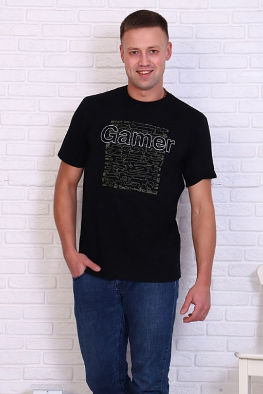 Футболка мужская, принт Gamer - Плиона фото 9
