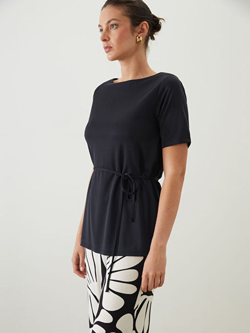 Bisiklet Yaka Kad?n Ti??rt