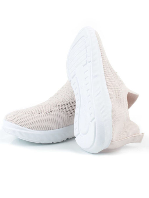 03-B360-26 LT. BEIGE Кроссовки женские (текстиль)