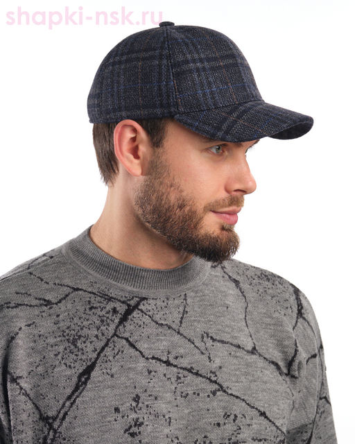 071-25 Бейсболка мужская флис (56-62)