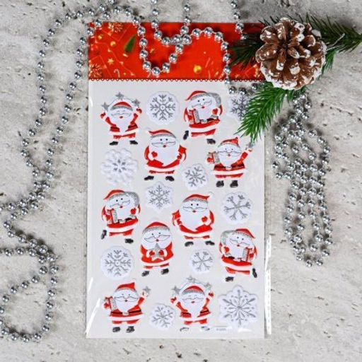 Наклейка новогодняя 25х14 Новый год / 610-276 /уп 12/600/ - Галеонтрейд фото 13