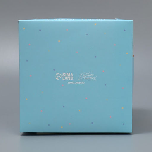 Цена за 5 шт. Коробка под маленький торт, кондитерская упаковка, «Пасха», 15×15×18 см