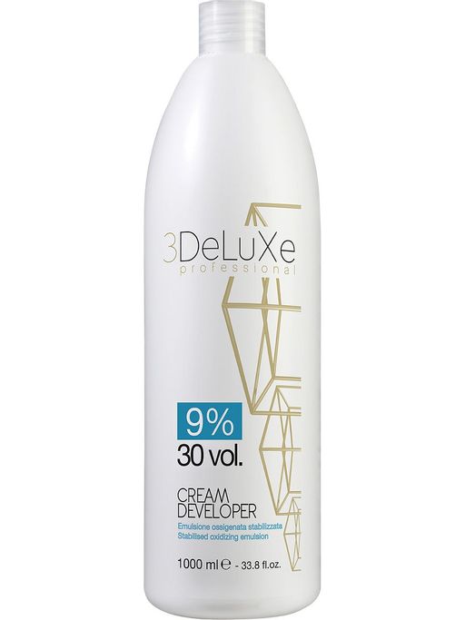 Крем-окислитель 3DELUXE CREAM DEVELOPER 9% (30VOL), 1000 мл