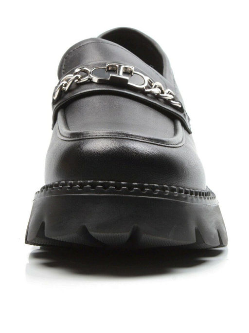 03-5939 BLACK Лоферы женские (натуральная кожа) - Фабричный китай фото 9