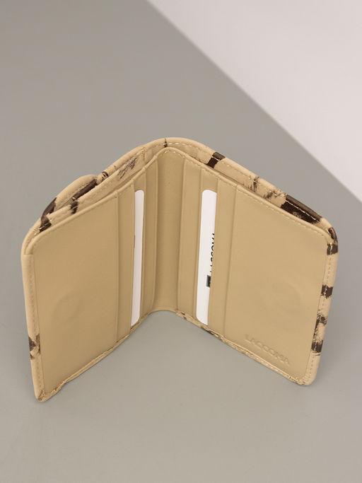 LACCOMA кошелек LA-2888-бежевый-бронзовый натуральная кожа фото 4