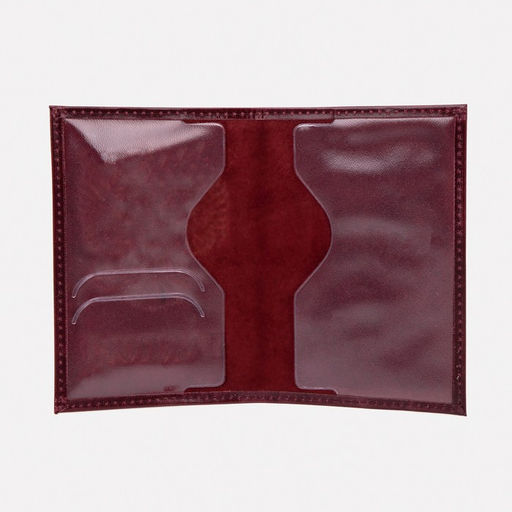 Обложка для паспорта, бордовая
