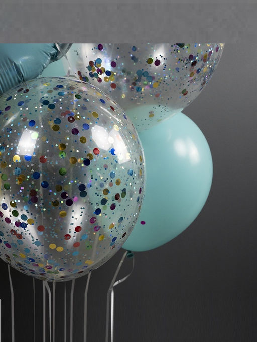 Конфетти «Круг» металлик, 1 см, 50 г, МИКС