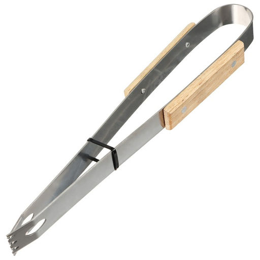 Набор для барбекю Maclay: вилка, щипцы, лопатка, нож, 33 см  фото 8