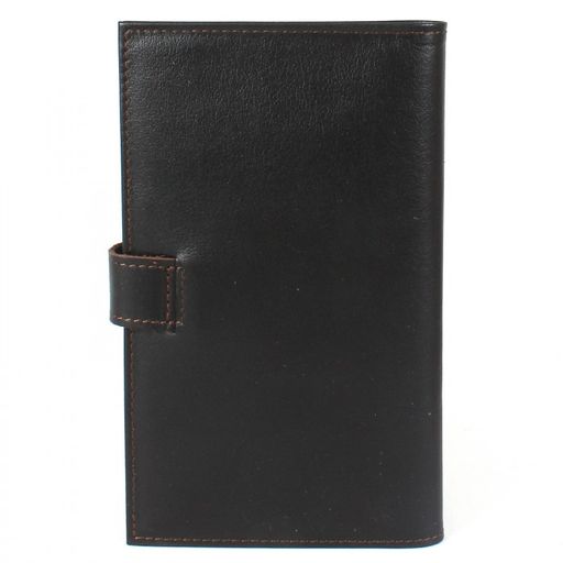 Визитница Croco-В-204 (с хляст, 3х рядная 72 карты) натуральная кожа коричневый тем орфей (207) 205835  фото 2