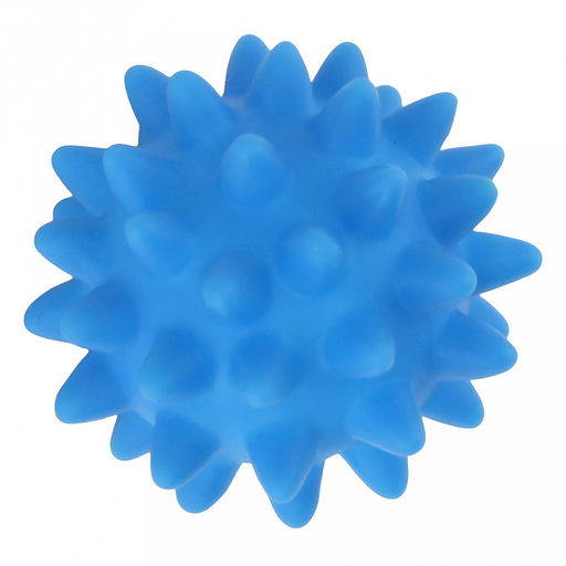 Игрушка для собаки Мяч шип д6см, с пищалкой, ПВХ, с шипами, цвета микс (ярко-оранжевый, зеленый, синий)? Пэт тойс (Pet toys) (Китай)  фото 3