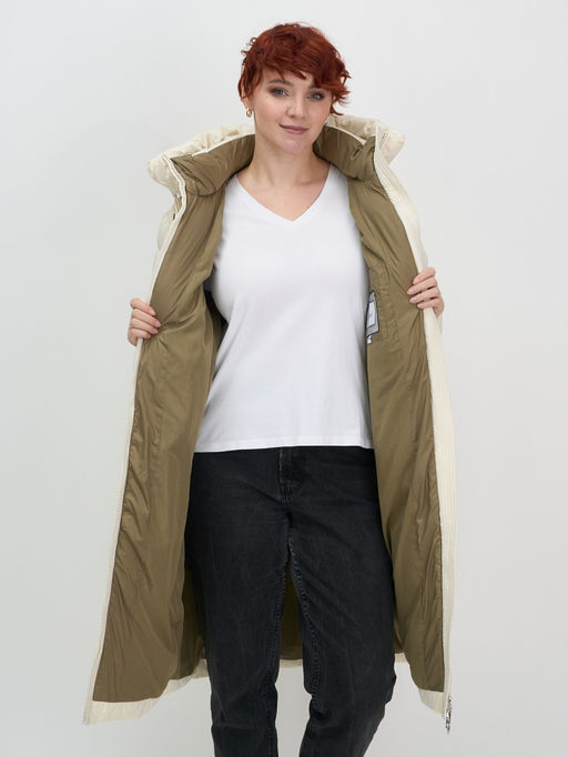 Пальто зимнее утепленное с капюшоном Бренд: Visdeer