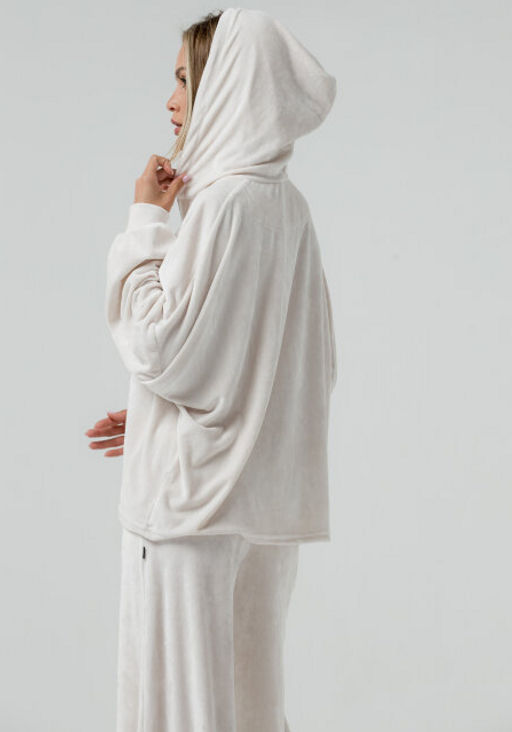 Костюм ПРЕМИУМ  велюр, молочный - Knitka wear фото 6