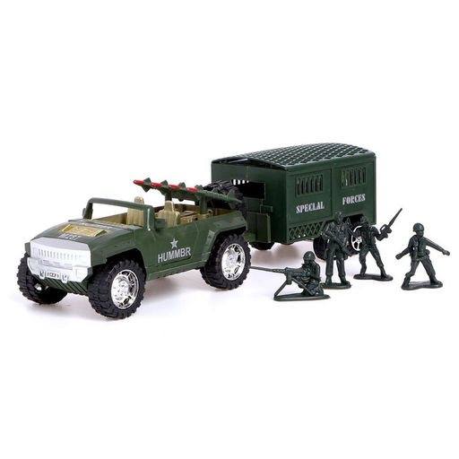 Машина инерционная Армия, с прицепом, МИКС - Simaland фото 9