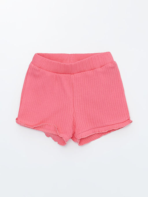 Bisiklet Yaka K?sa Kollu ?i?ekli K?z Bebek Bluz ve ?ort 2li Tak?m - Waikiki фото 3