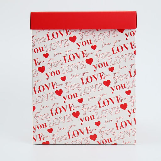 Коробка складная с 3D эффектом Love you, 18 х 14 х 23 см - Дарите счастье фото 5