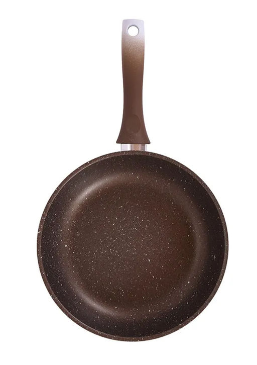 Сковорода 260мм с ручкой, ап (кофейный мрамор) линия Marble Induction смкиш260а - Kukmara фото 2