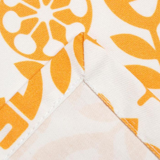 Дорожка на стол Этель Yellow garden 40?149 см, 100% хлопок, саржа 190 г/м?, белая/жёлтая