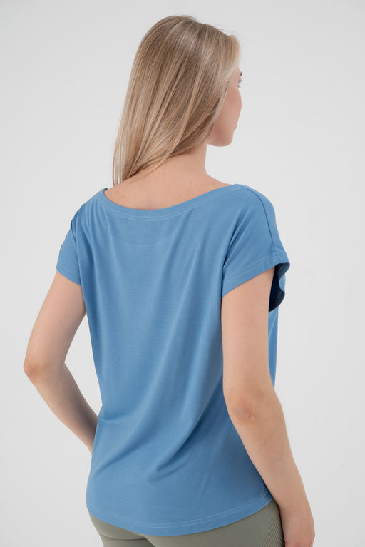 Футболка женская из вискозы Лирика голубой Call me angel - Амадэль фото 5