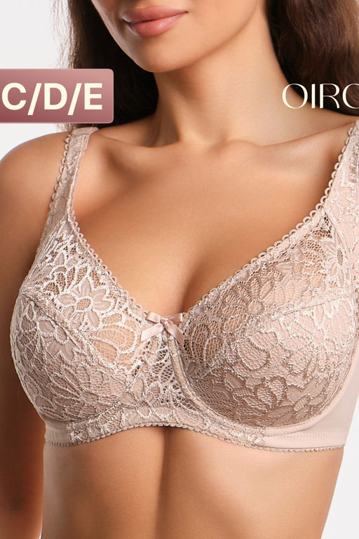 Бюстгальтер кружевной OIRO с цветочным принтом MARTA 2806