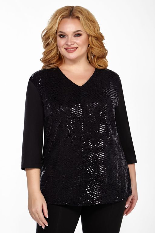 Костюм Элль стиль 2112 черный  фото 2