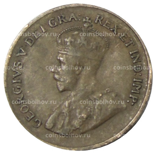 Монета 1 цент 1933 года Канада