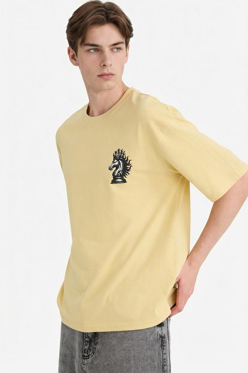%100 Pamuk Boxy Fit Bask_l_ Ti__rt - Defacto фото 4