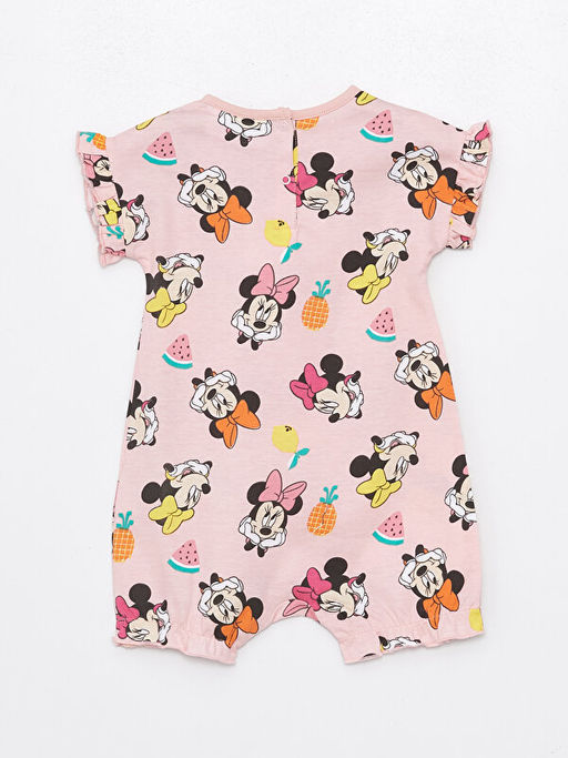 Bisiklet Yaka Minnie Mouse Bask?l? K?z Bebek Tulum 2li - Waikiki фото 3