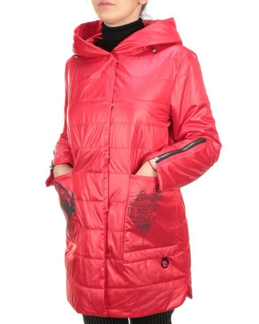 ZW-2181-C RED Куртка демисезонная женская BLACK LEOPARD (100 гр.синтепона) - Fashion фото 3