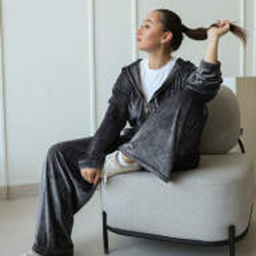 Комплект ПРЕМИУМ ВЕЛЮР оверсайз на молнии - Knitka wear фото 3