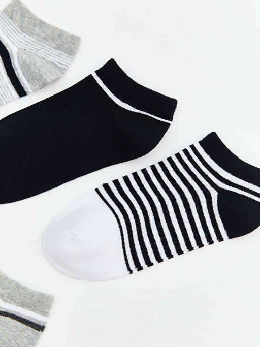 ?izgili Erkek ?ocuk Patik ?orap 5li