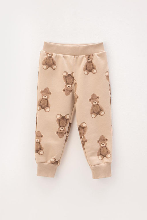 КР 400592/темно-бежевый,плюшевый мишка к410 брюки д/мал яс